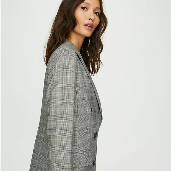 Aritzia Babaton Samuel Check Blazer - Picture 3 of 8